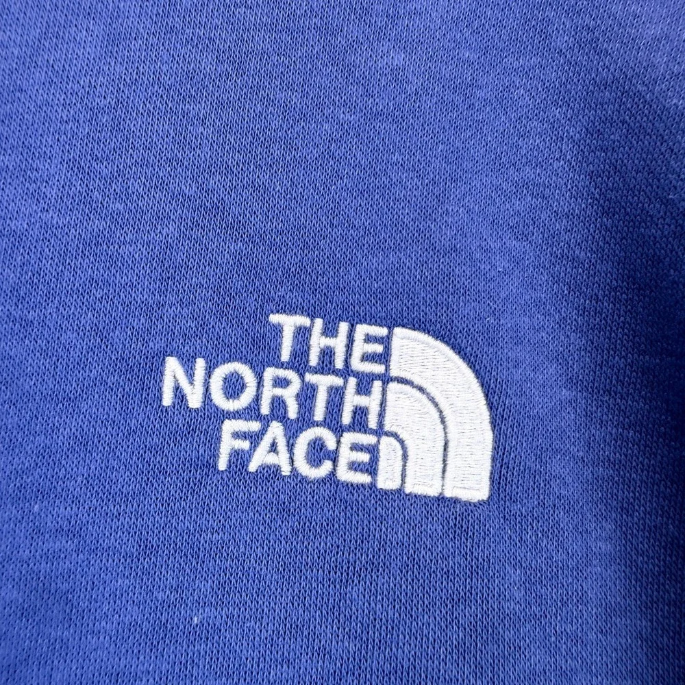 The North Face Mens Evolution Simple Dome Sweatshirt Blue Oversized Crew Neck L